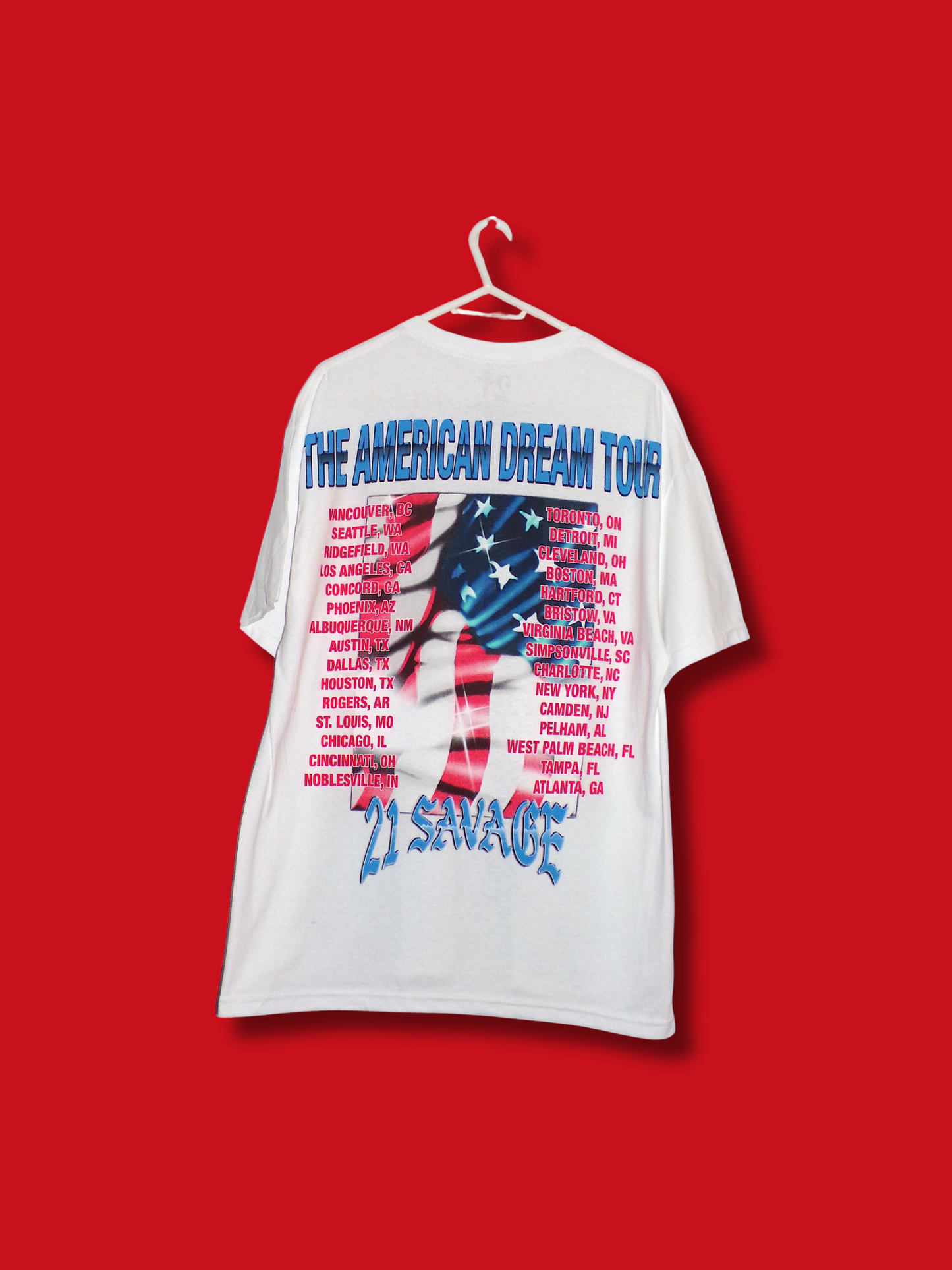 21 SAVAGE TOUR T-SHIRT