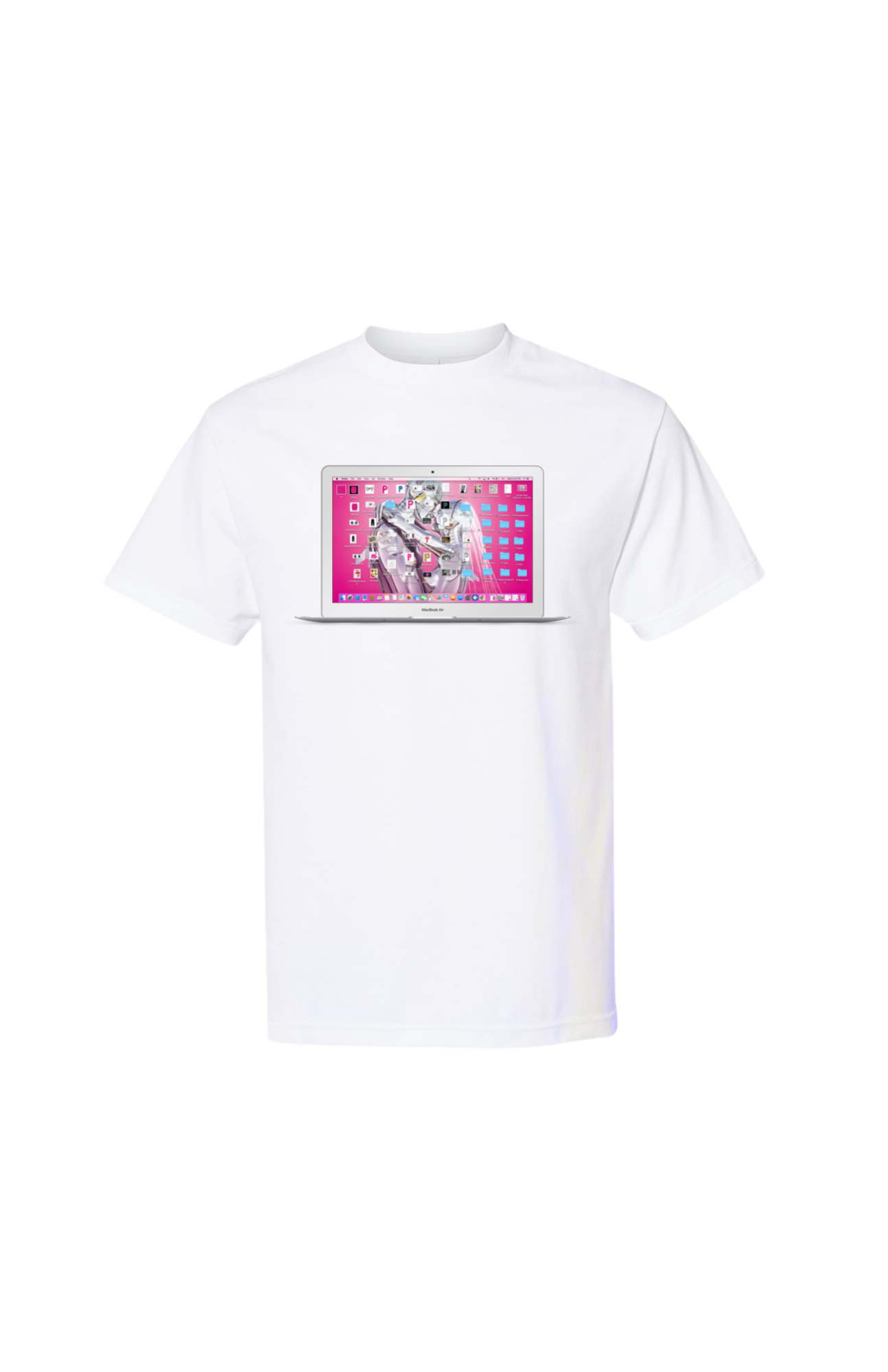 Digital Dash White T-Shirt